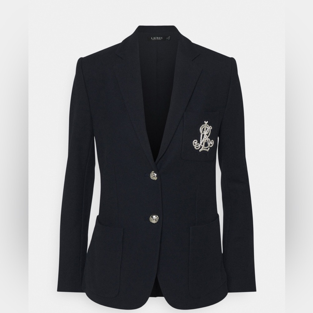 BULLION JACQUARD BLAZER - Blazer - silver logo